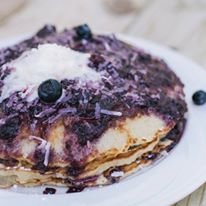 blueberry crepes
